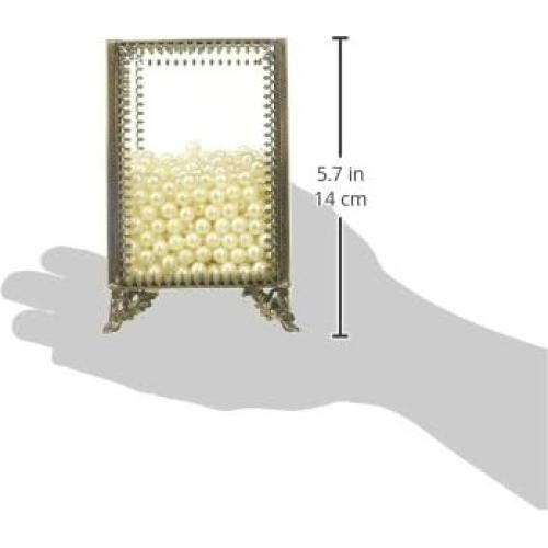 Organizador de Maquillaje PuTwo Vintage con Perlas - 15 a 25 brochas