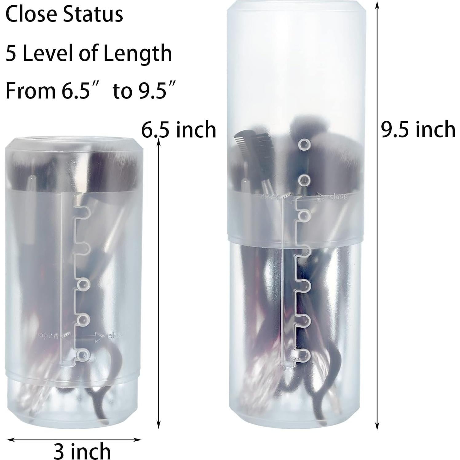 Soportes Retráctiles para Brochas de Maquillaje TOPZEA - 4 Piezas