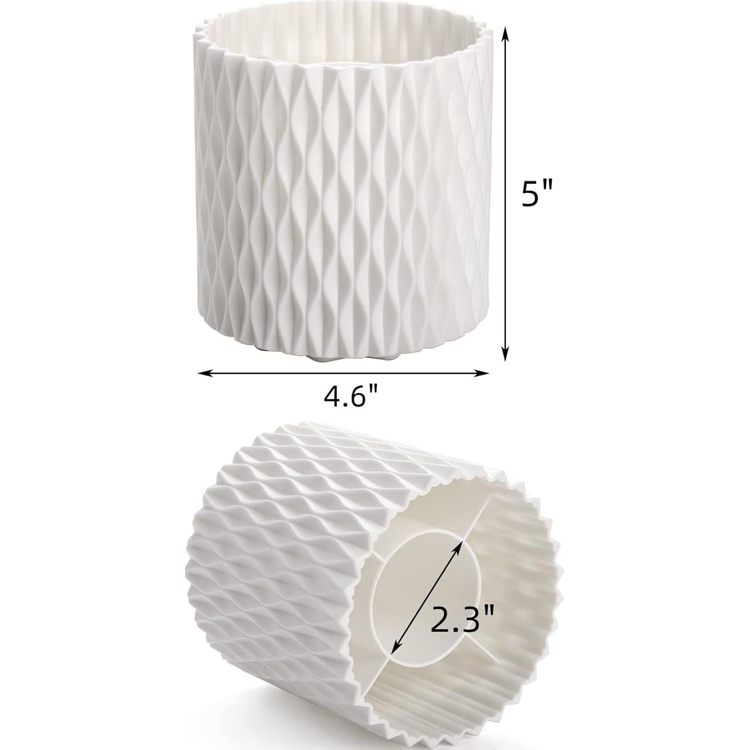 Organizador de Brochas de Maquillaje AVLA 4 Piezas Rotatorio 360°