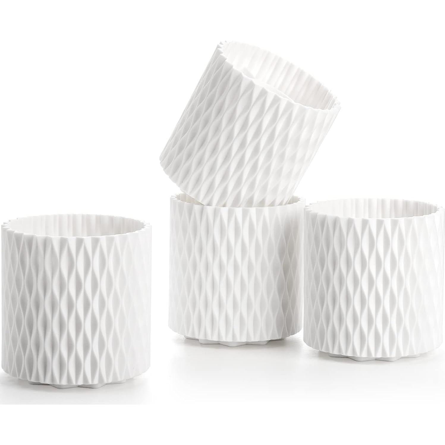 Organizador de Brochas de Maquillaje AVLA 4 Piezas Rotatorio 360°