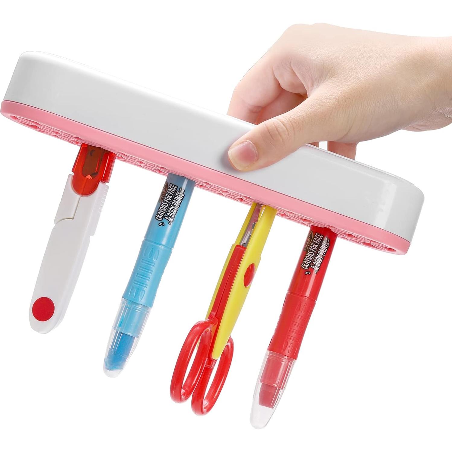 Soporte de Brochas de Maquillaje Elsjoy 3 Piezas Silicona