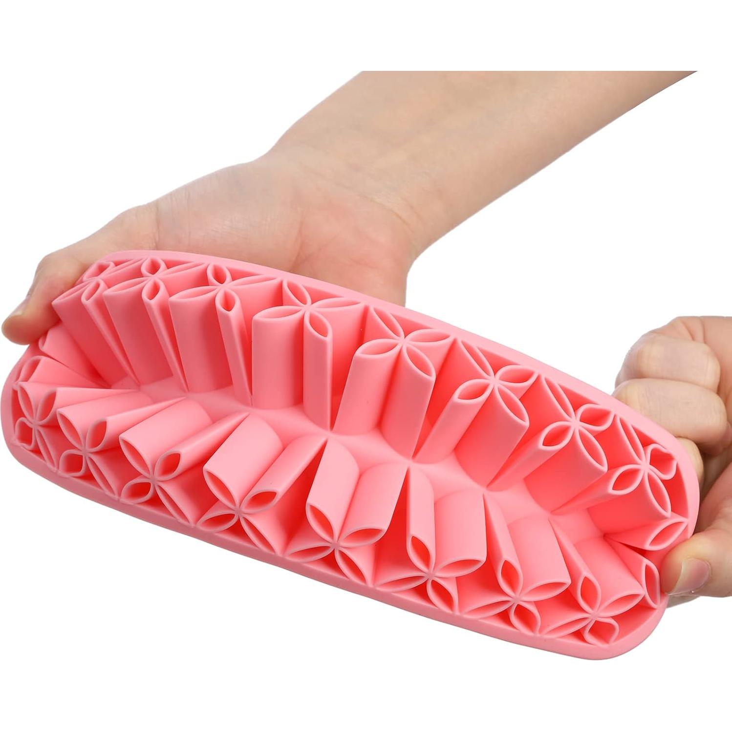 Soporte de Brochas de Maquillaje Elsjoy 3 Piezas Silicona