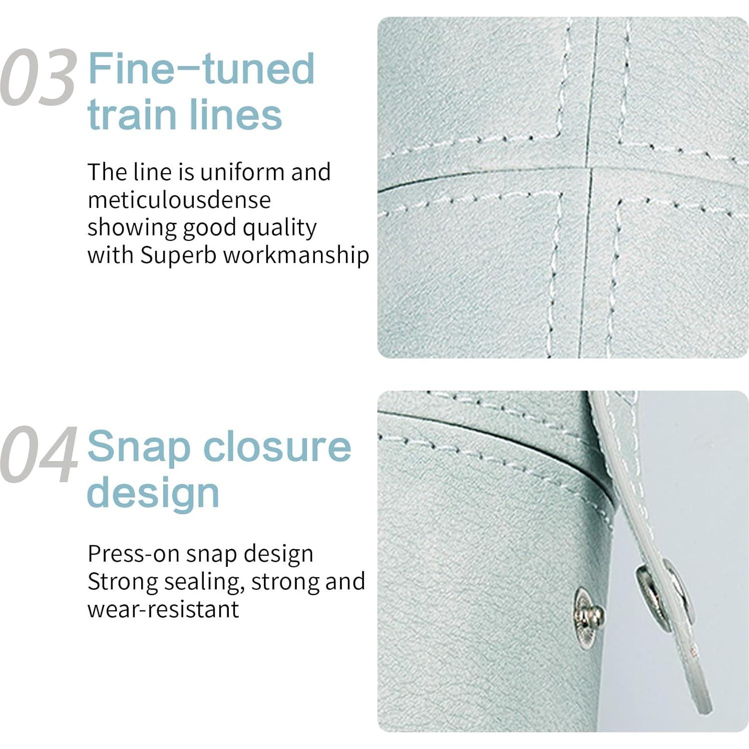 Organizador de Brochas de Maquillaje Doeean Rosa Impermeable