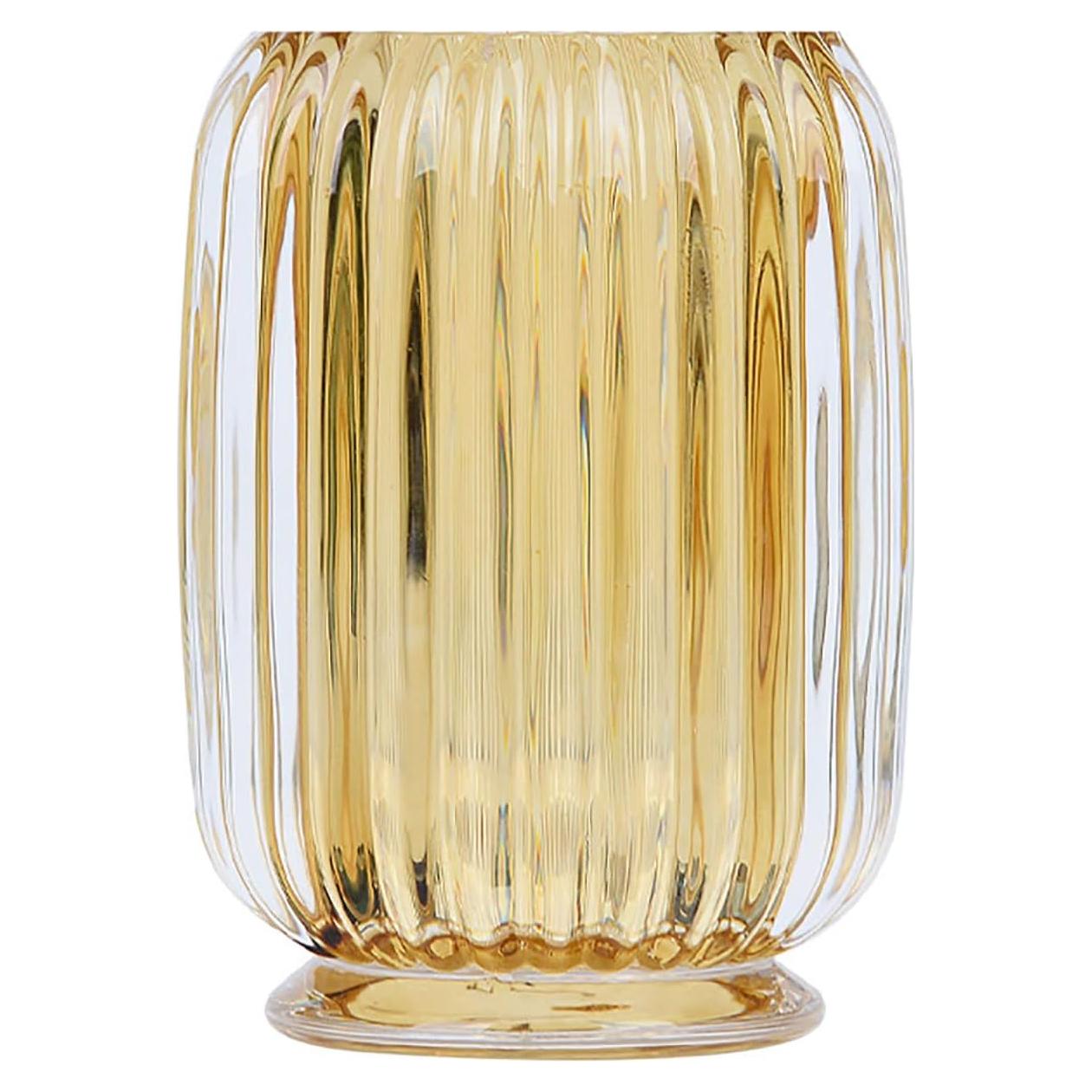 Organizador de Brochas de Maquillaje DASITON Ámbar 12cm Vidrio