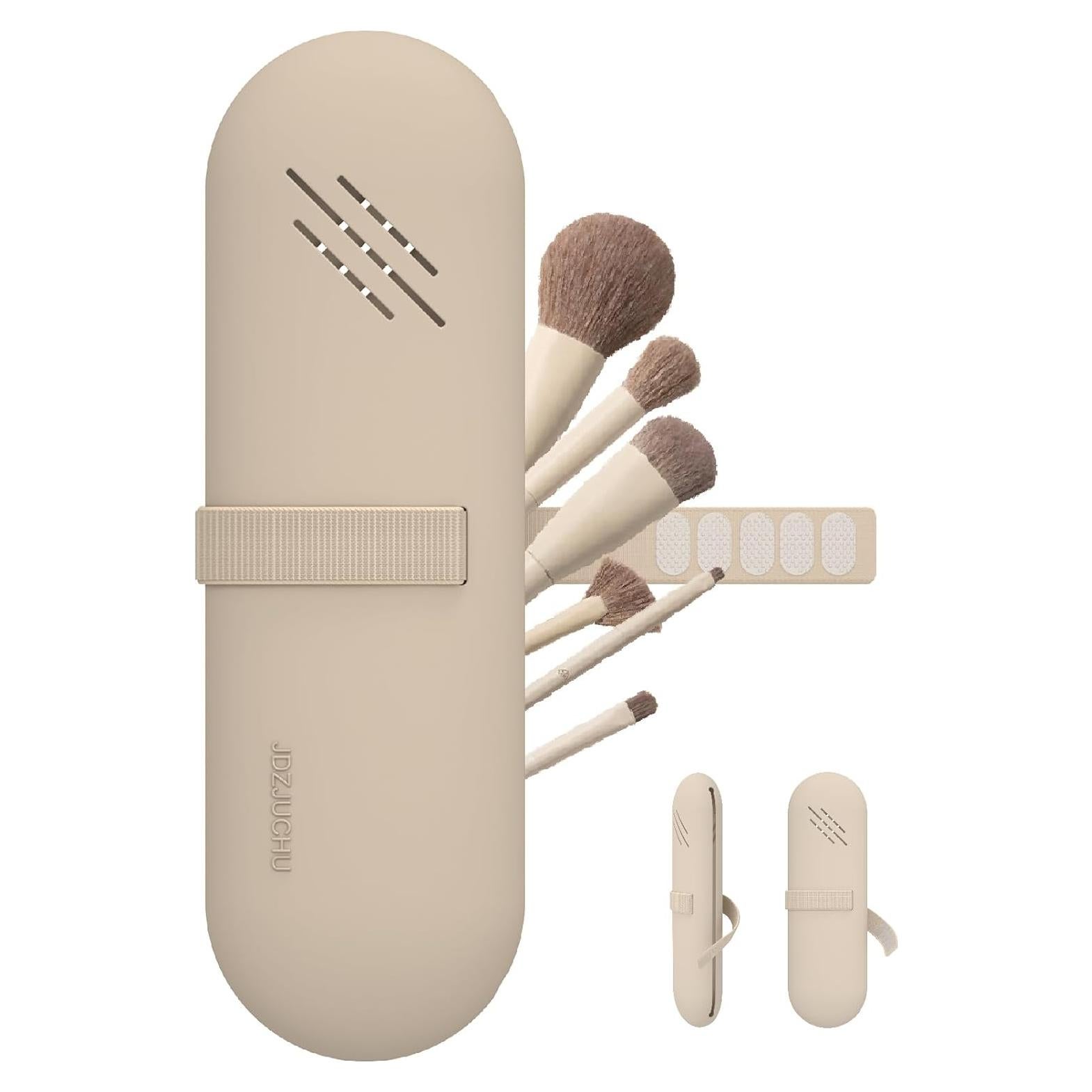 Bolsa Organizadora de Pinceles de Maquillaje JDZJUCHU Nuez