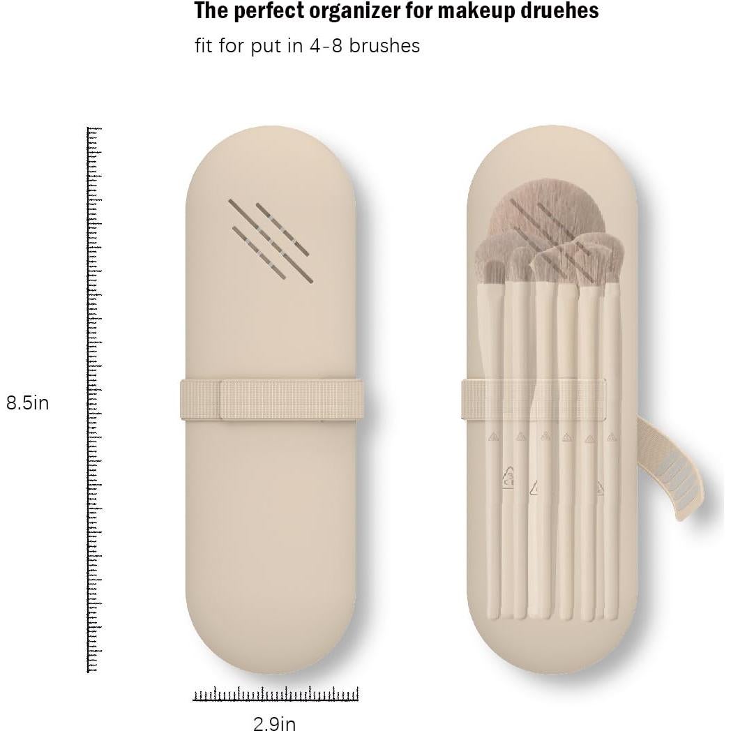 Bolsa Organizadora de Pinceles de Maquillaje JDZJUCHU Nuez