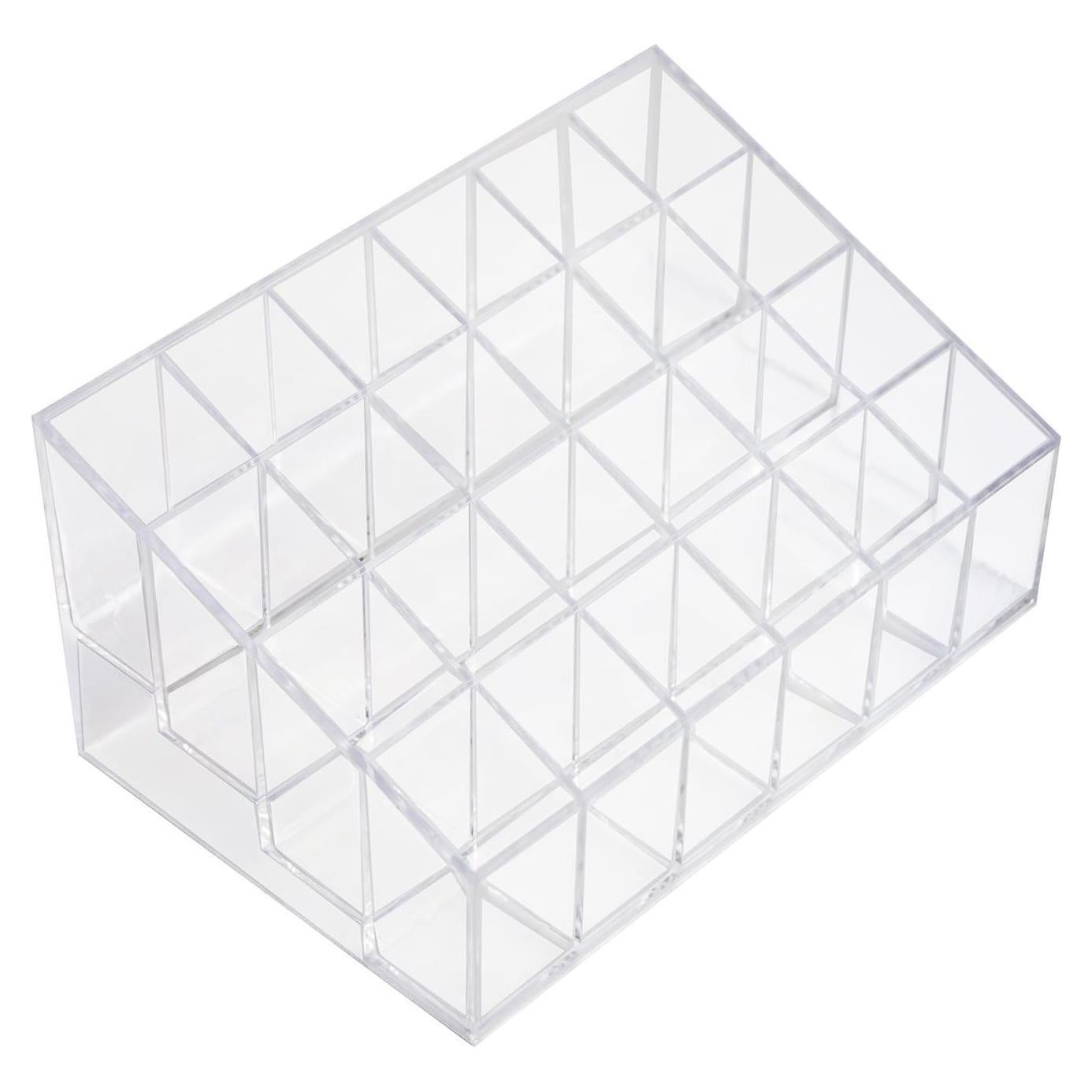 Organizador de Maquillaje Super Z Outlet Transparente 24 Compartimentos