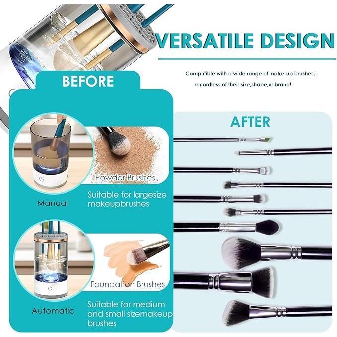 Limpiador Eléctrico de Brochas de Maquillaje Senlong - USB