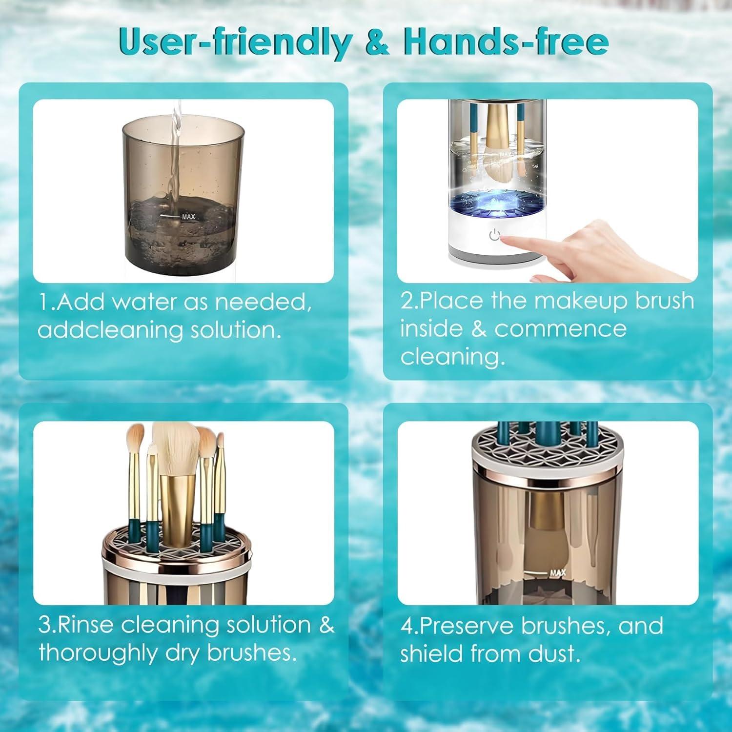 Limpiador Eléctrico de Brochas de Maquillaje Senlong - USB