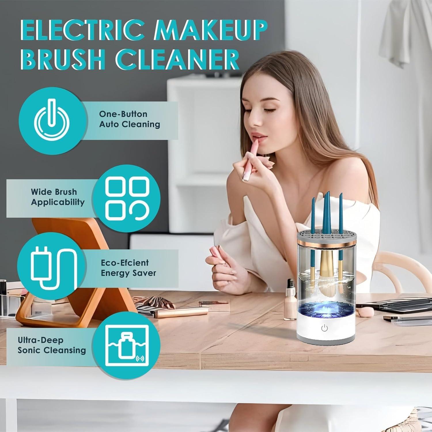 Limpiador Eléctrico de Brochas de Maquillaje Senlong - USB