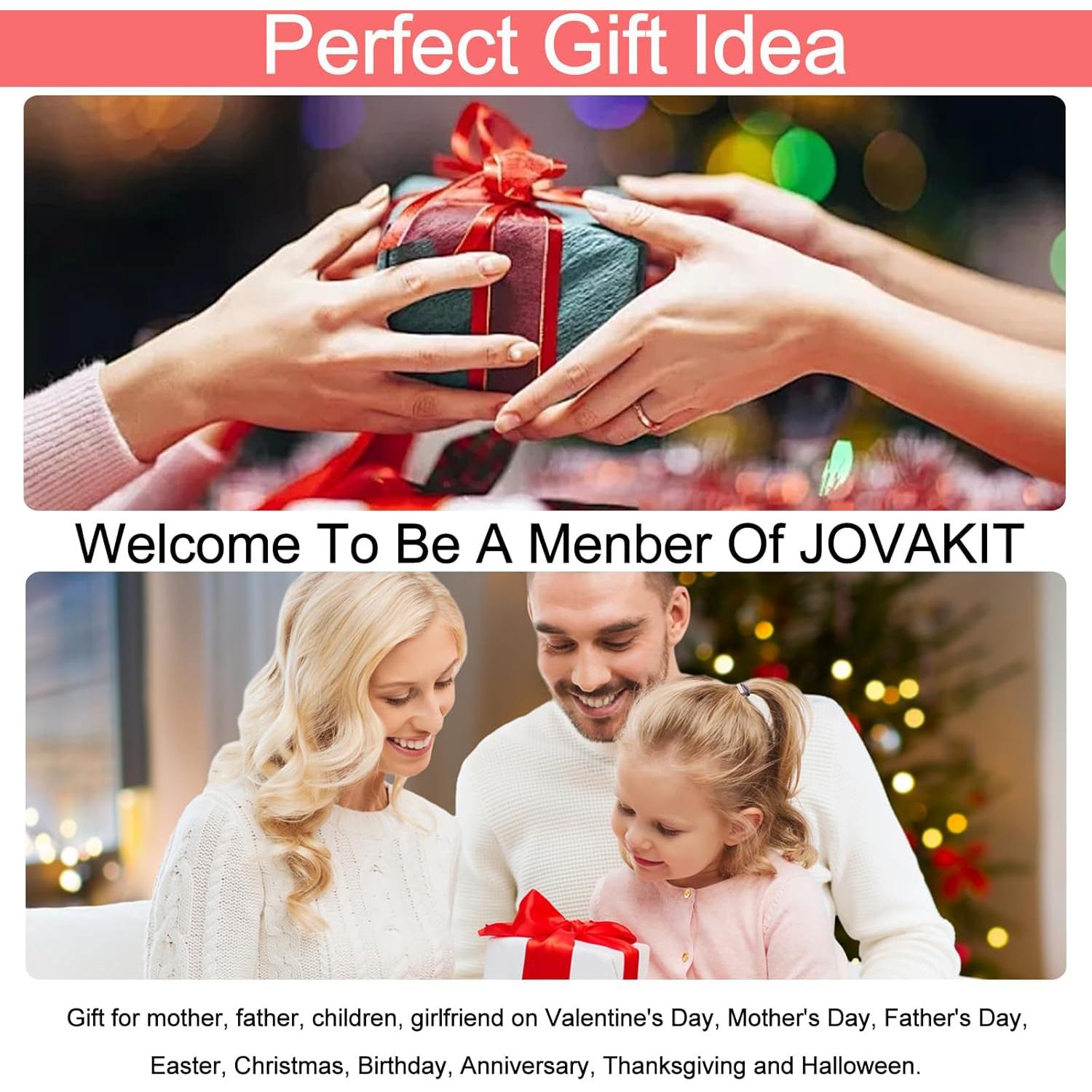 Estuche de Maquillaje JOVAKIT Acolchado Floral Azul 23x11cm