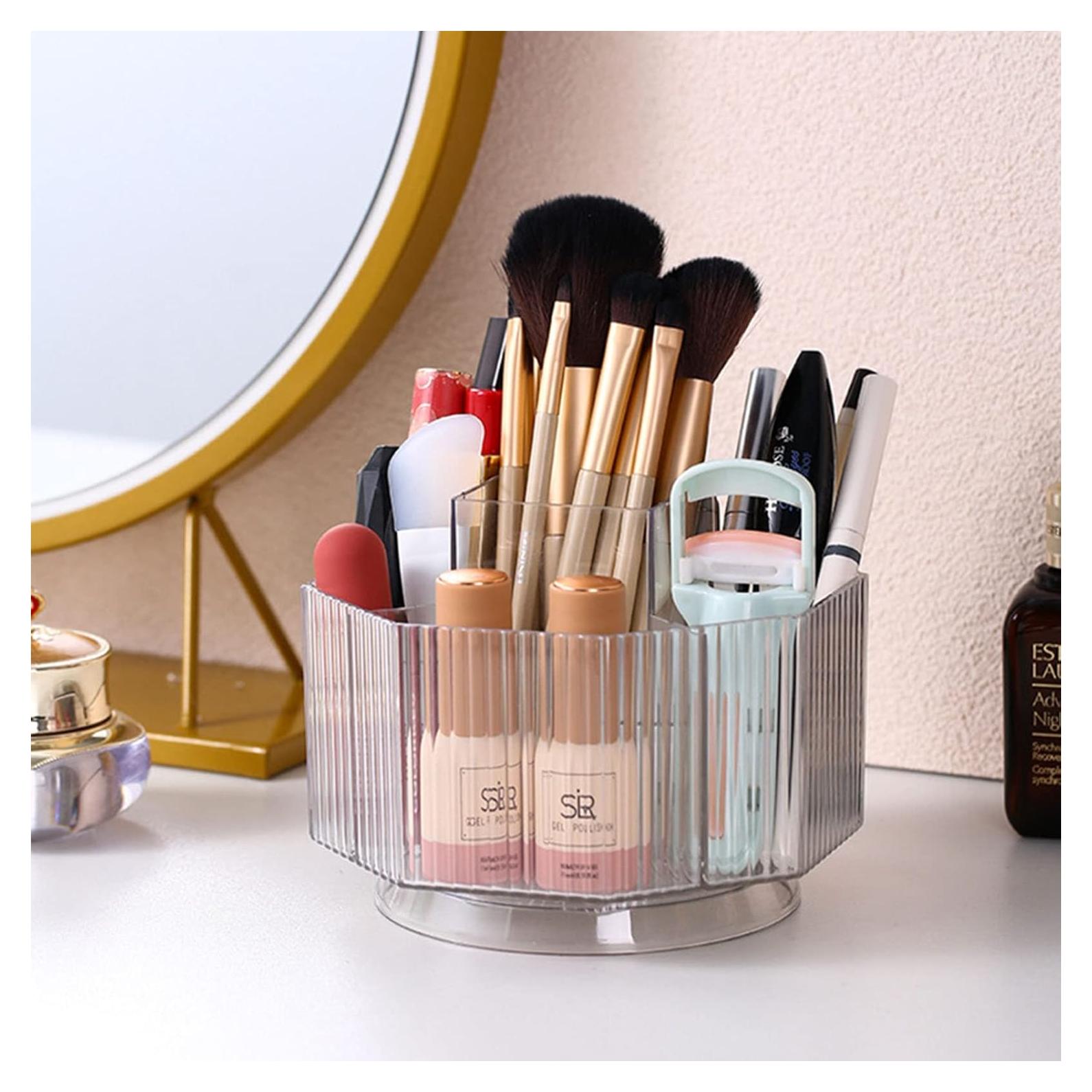 Soporte Rotatorio de Brochas de Maquillaje LINFIDITE 360°