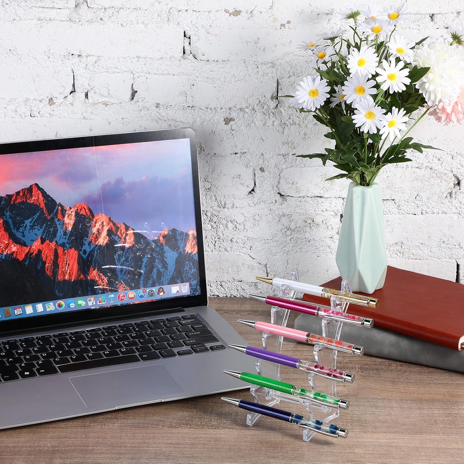 Jetec Soporte Acrílico para Lápices 2 Piezas 6 Bolsillos