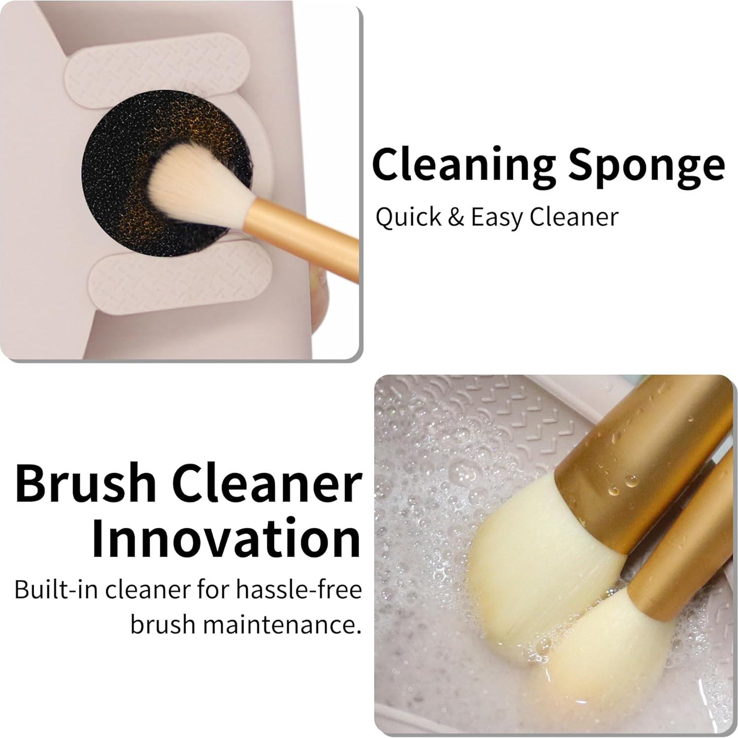 Soporte de Brochas de Maquillaje DivaDwell Depot con Almohadilla