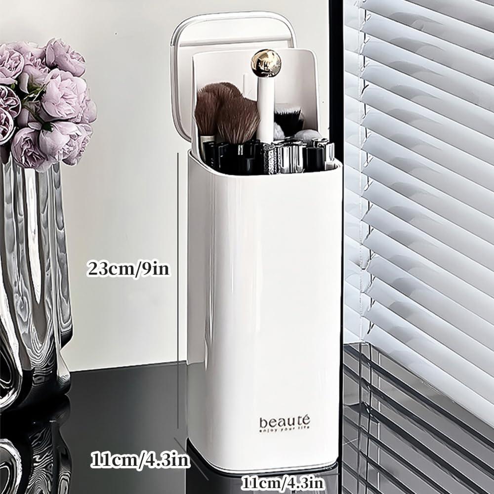 Soporte Automático para Brochas de Maquillaje Esdallina Blanco