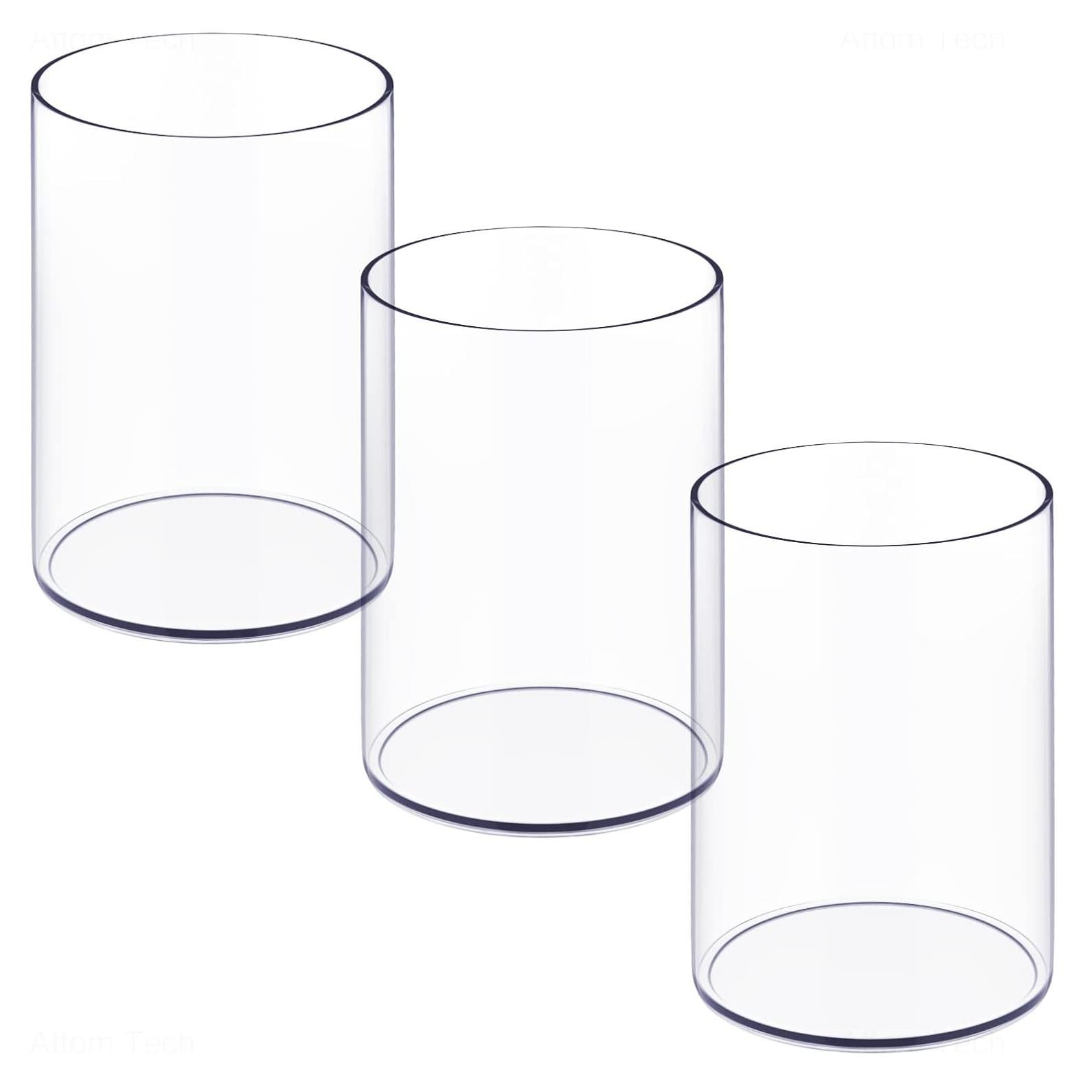 Organizadores de Escritorio Acrílico Transparente NiOffice 3-Pack