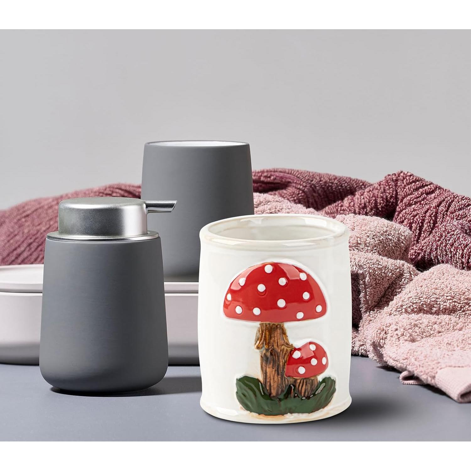 Soporte Organizador para Brochas de Maquillaje Cerámica dgudgu