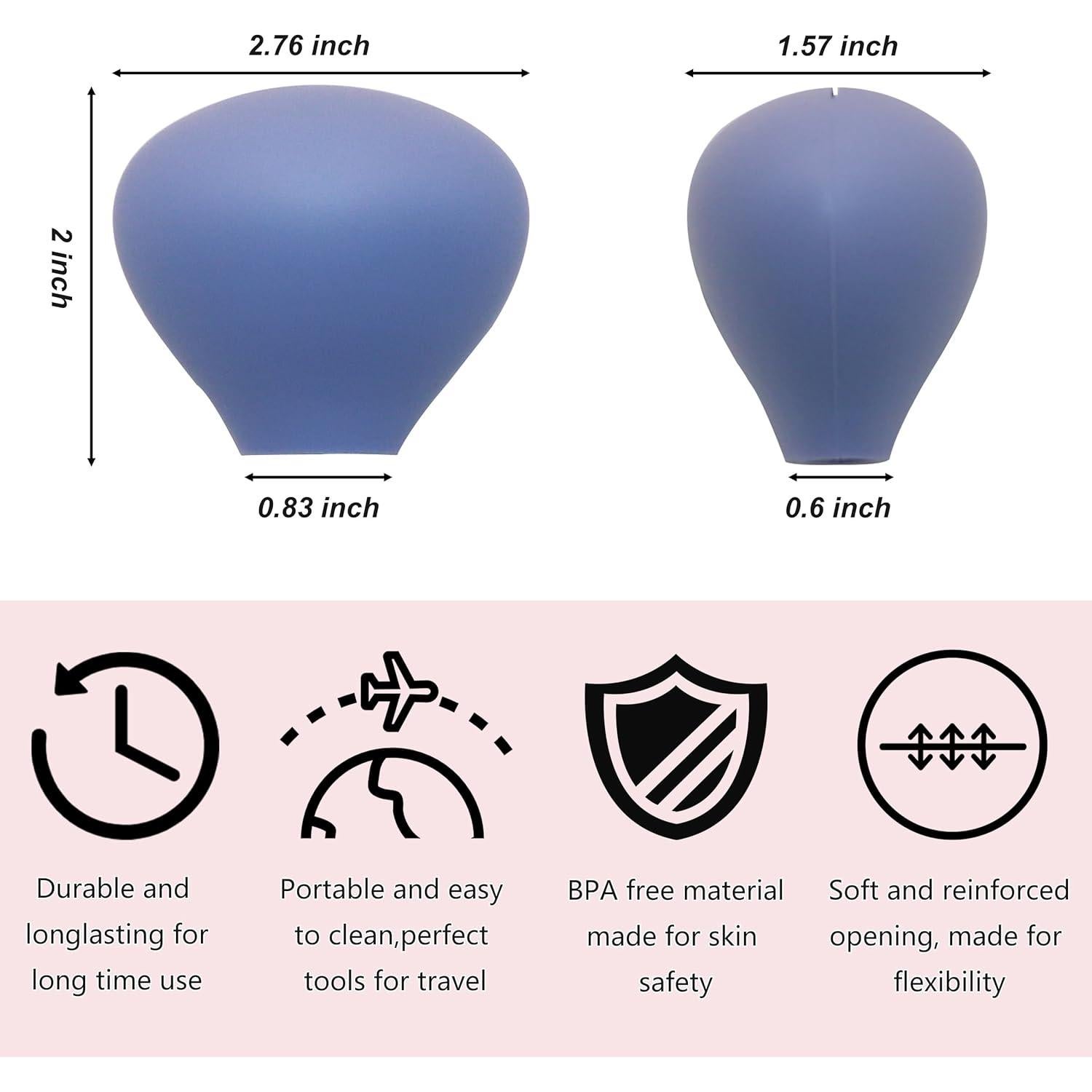 Fundas de Silicona para Brochas de Maquillaje Flyaway - 4 Piezas