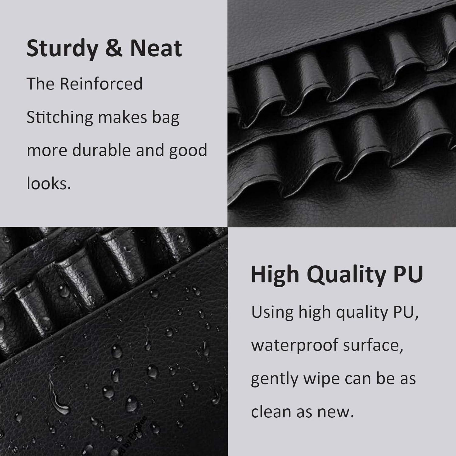 Cinturón de Brochas de Maquillaje Goldwheat Profesional 26 Bolsillos