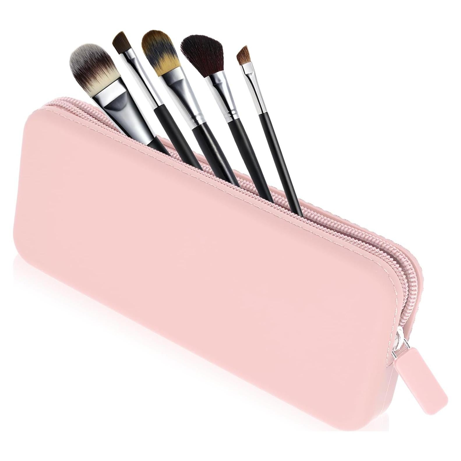 Estuche Organizador de Brochas de Maquillaje Sakolla Rosa