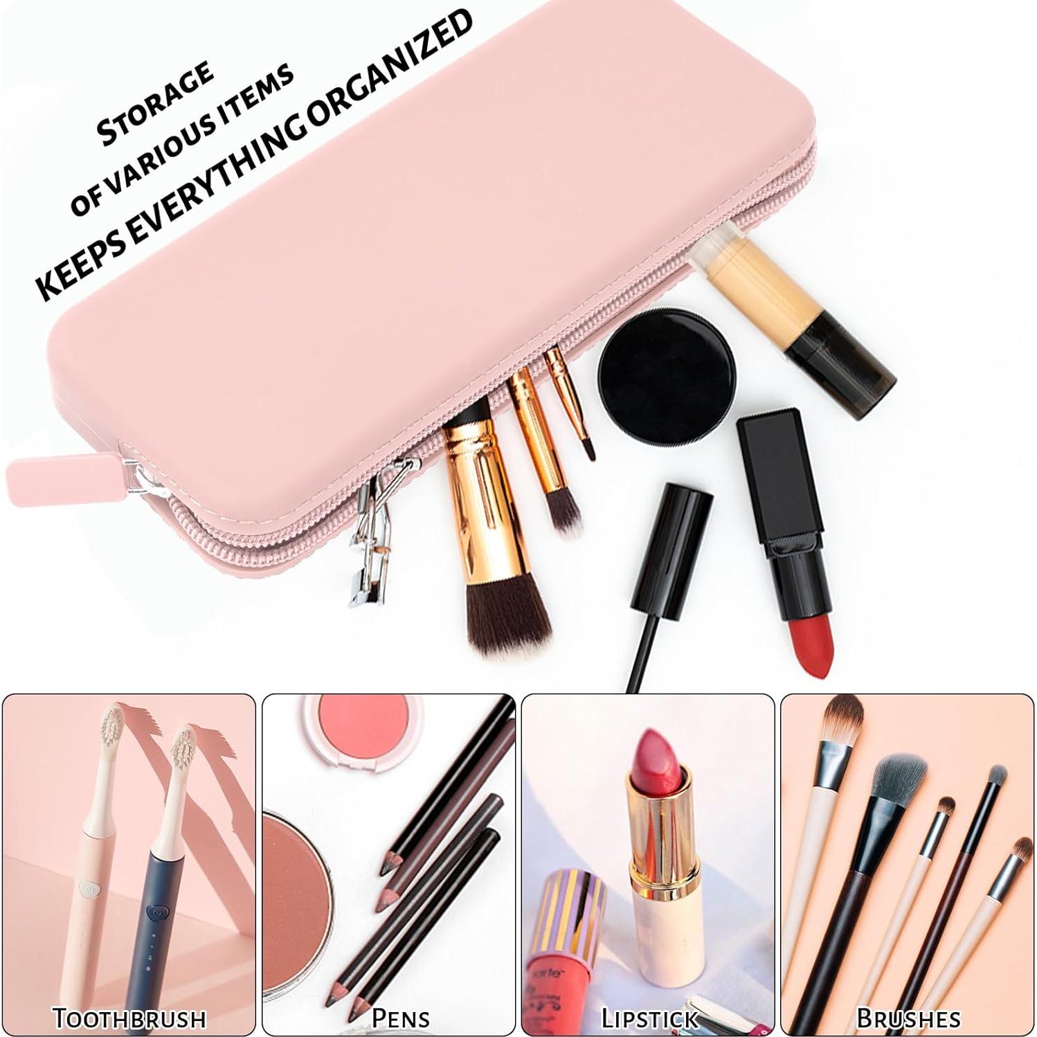 Estuche Organizador de Brochas de Maquillaje Sakolla Rosa