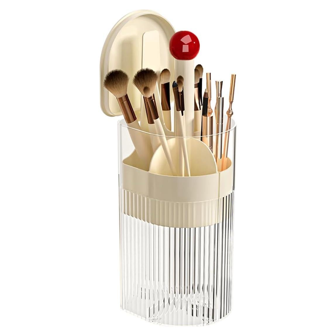 Soporte para Brochas de Maquillaje YIEZI, Organizador Impermeable