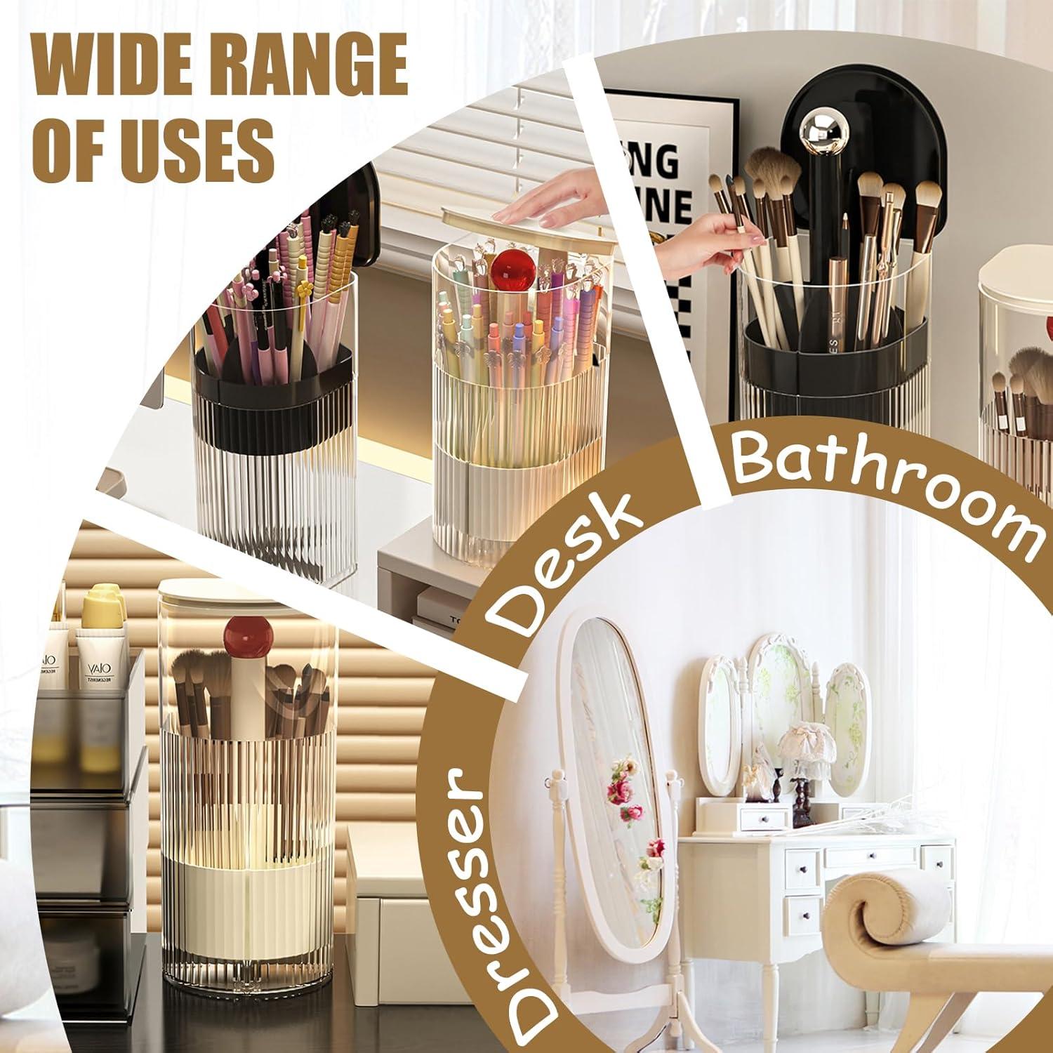 Soporte para Brochas de Maquillaje YIEZI, Organizador Impermeable