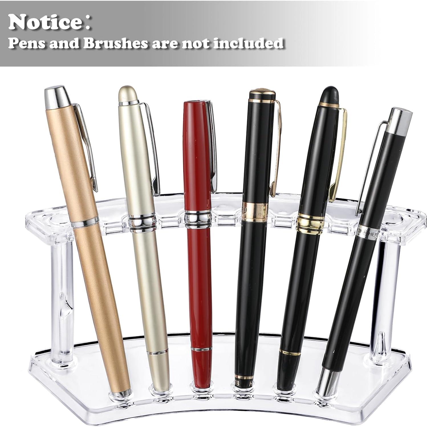 Soporte de Plástico para Bolígrafos Tinlade - 2 Piezas, 6 Ranuras