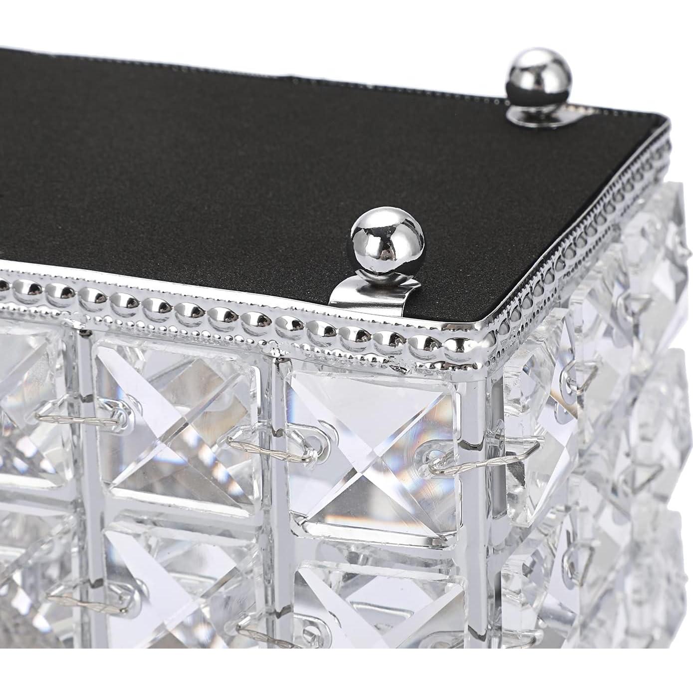 Soporte para Brochas de Maquillaje Hipiwe de Cristal 3 Ranuras