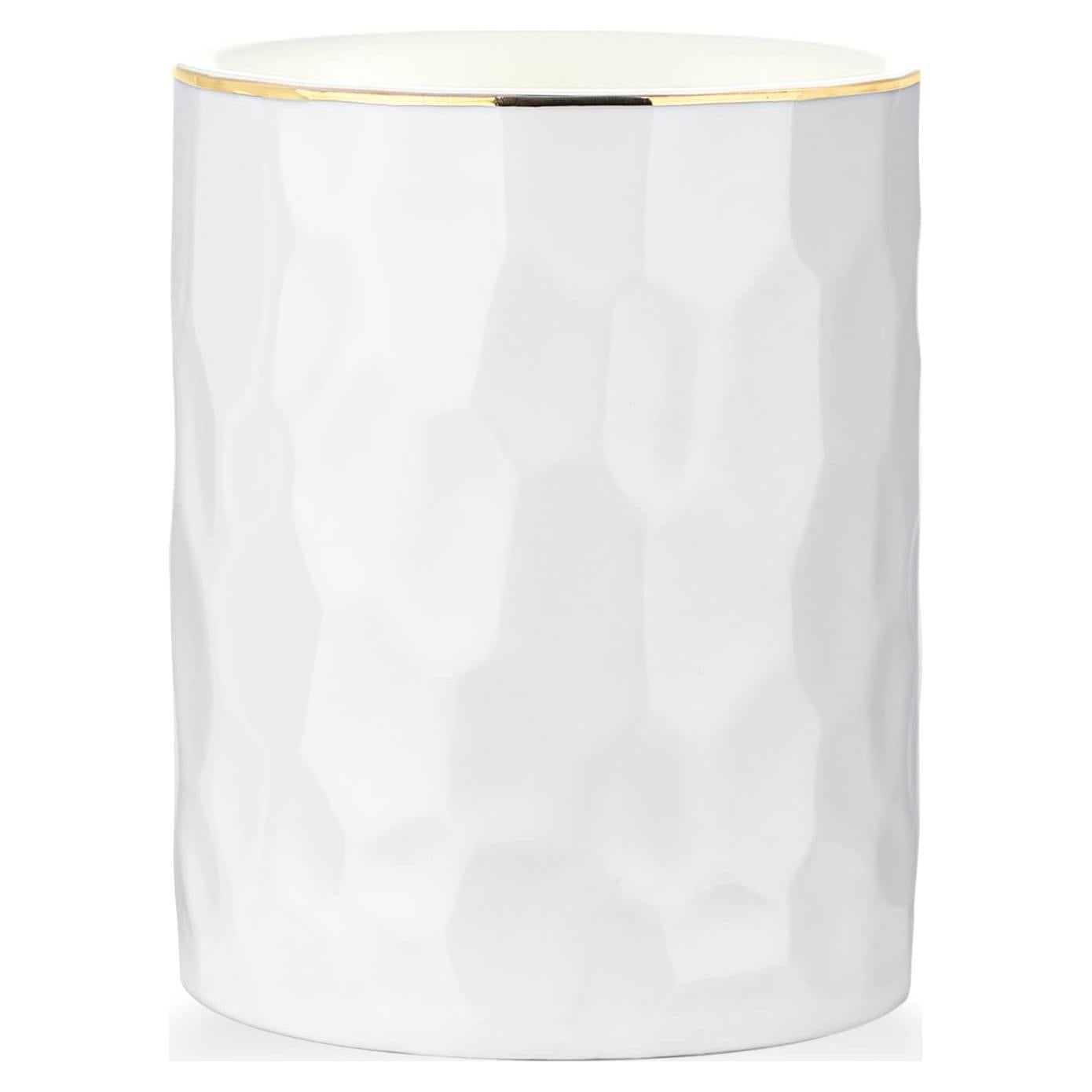 Soporte para Brochas de Maquillaje Cerámica WHJY Blanco Moderno