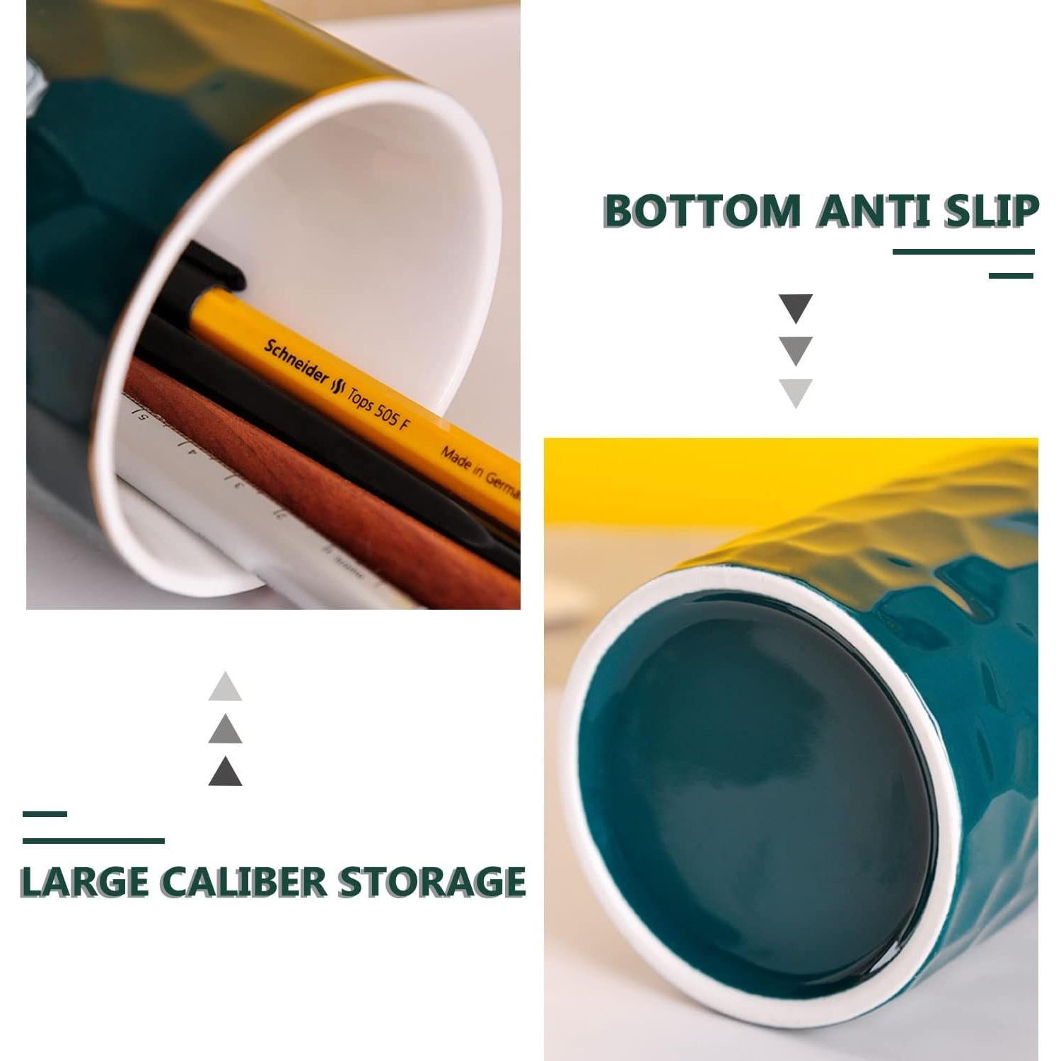 Soporte para Brochas de Maquillaje Cerámica WHJY Blanco Moderno