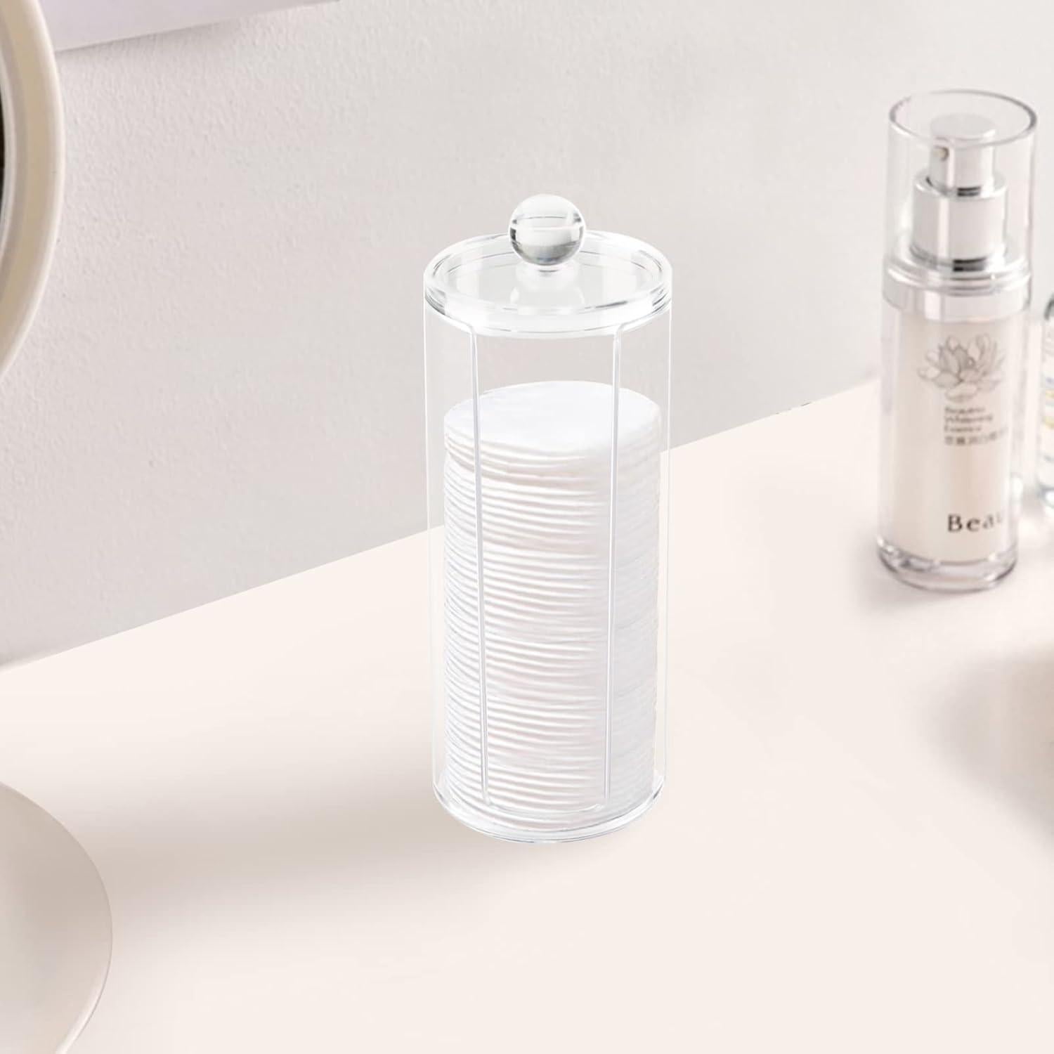 Soporte Organizador de Discos de Algodón Boveker 6.6cm x 16.8cm