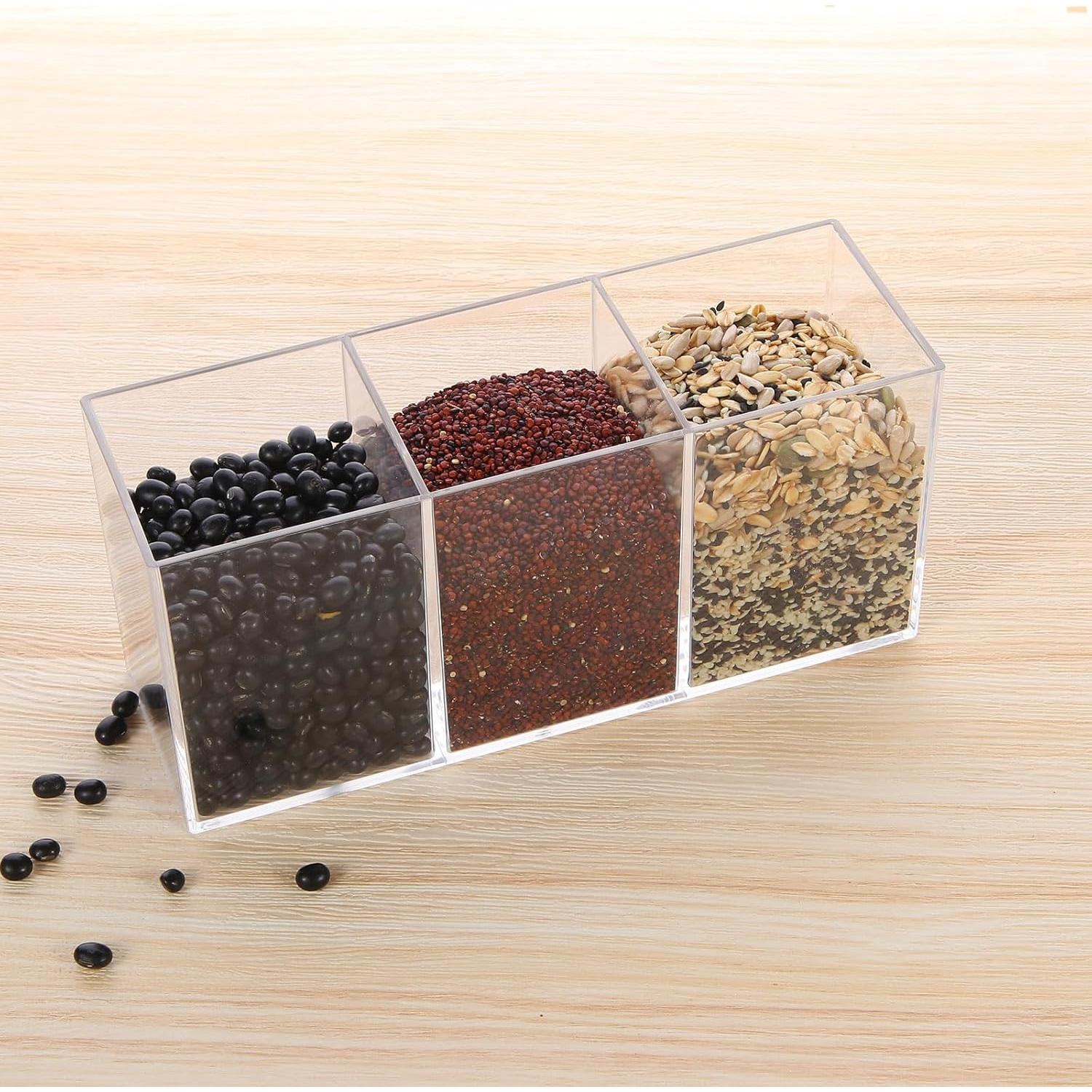 Organizador de Cubiertos y Bolígrafos Elysoplux Acrílico Transparente