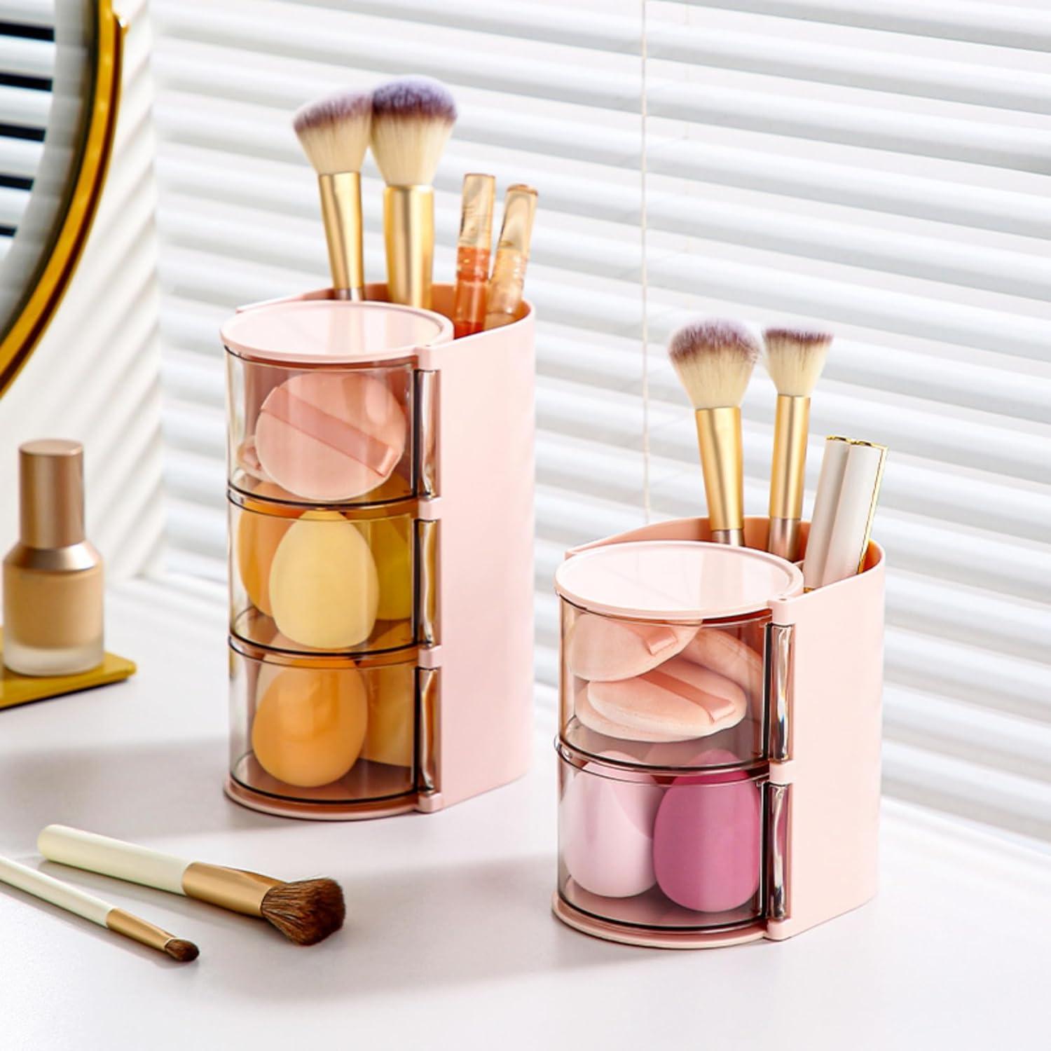 Organizador de Accesorios para el Cabello Azurphoric Rosa 2 Capas