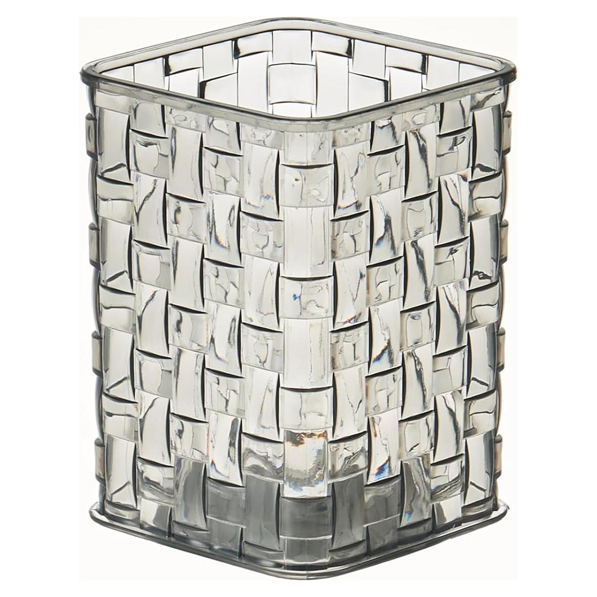 Soporte de bolígrafos acrílico Qomamount 7.62x7.62x10.41cm