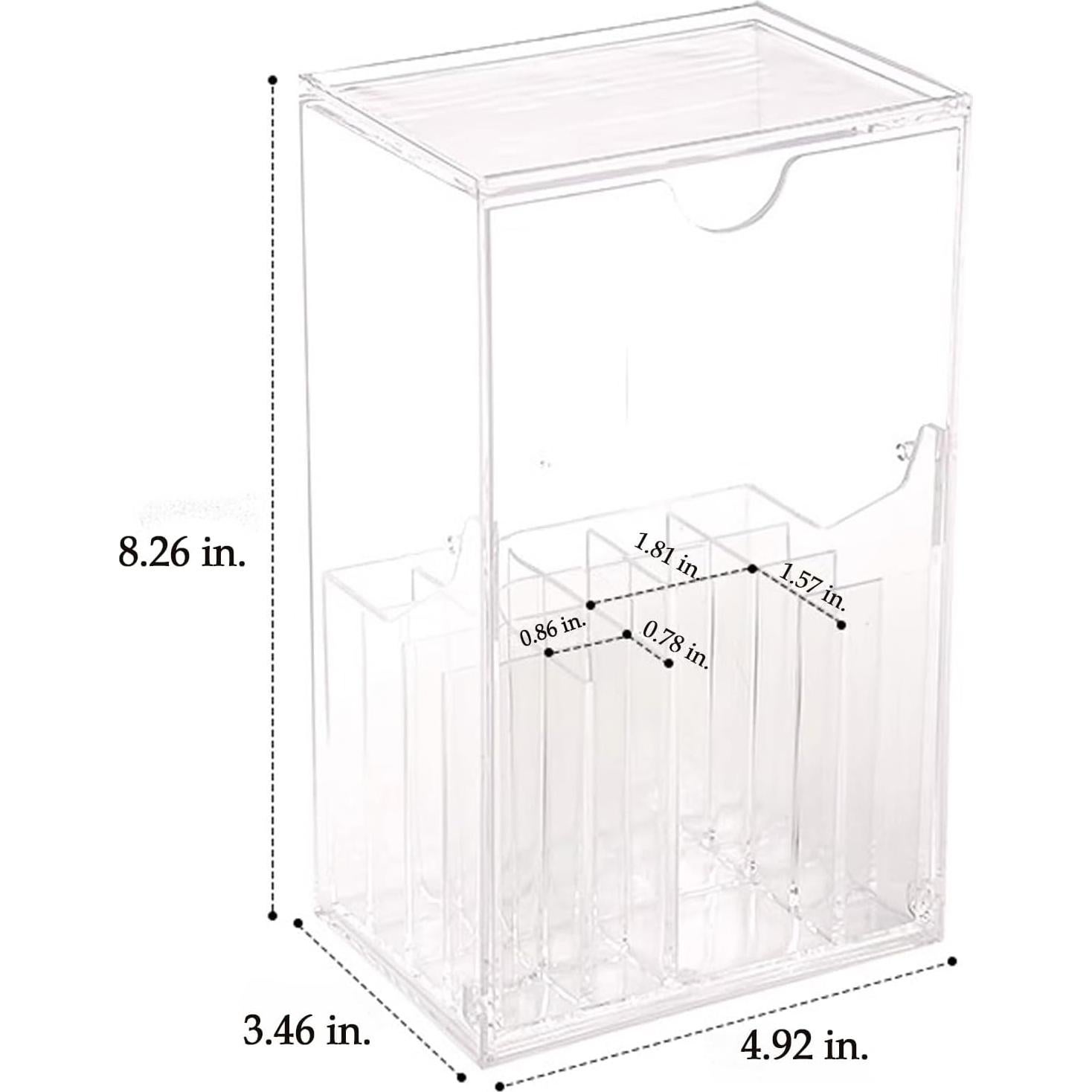 Organizador de Brochas de Maquillaje KoovDem 21x12.5 cm A Prueba de Polvo