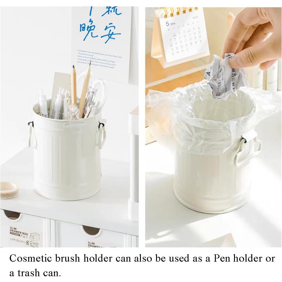 Organizador de Brochas de Maquillaje OULIGET Metal 8.9x8.9x11.4cm