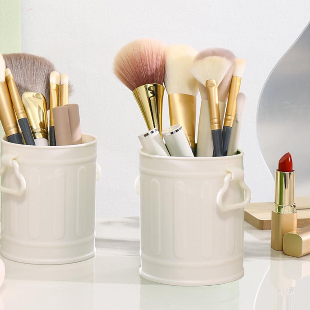 Organizador de Brochas de Maquillaje OULIGET Metal 8.9x8.9x11.4cm