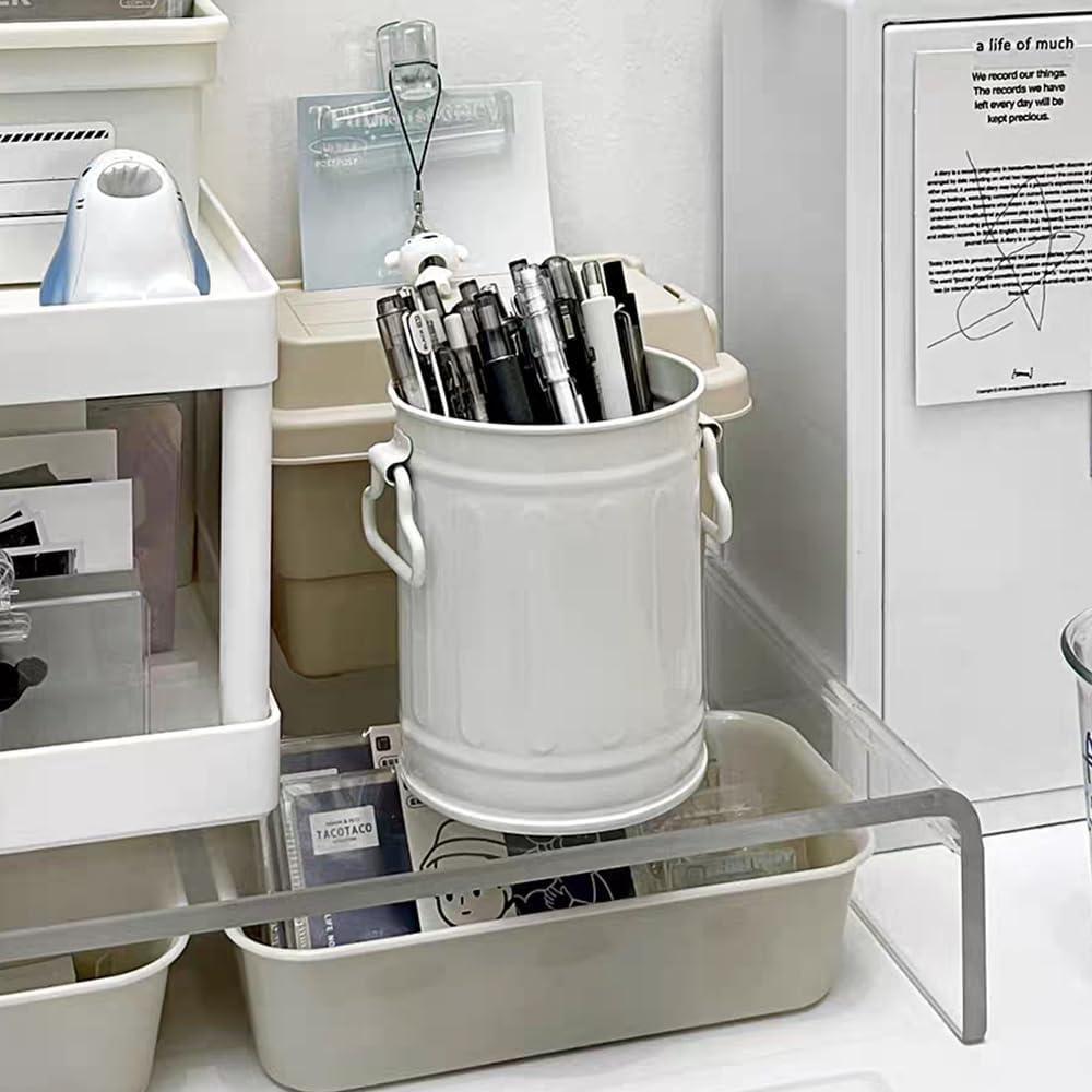 Organizador de Brochas de Maquillaje OULIGET Metal 8.9x8.9x11.4cm