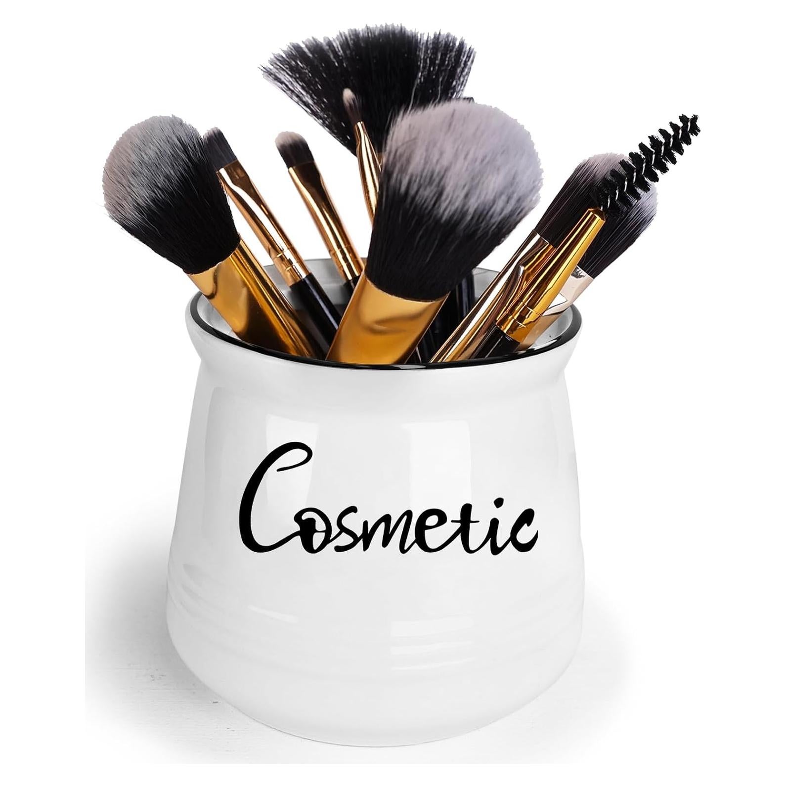 Organizador de Almacenamiento Cosmético ONTUBE Cerámica Blanca