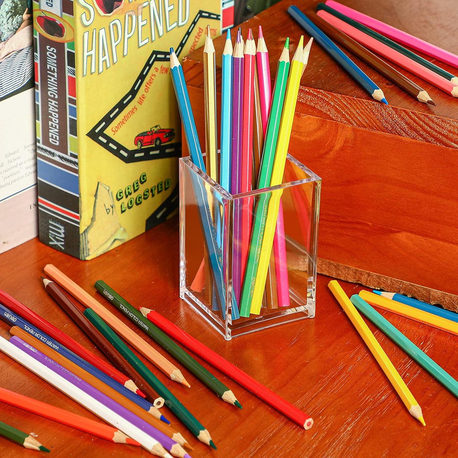 Soporte Acrílico Transparente Outus para Escritorio 6 Piezas