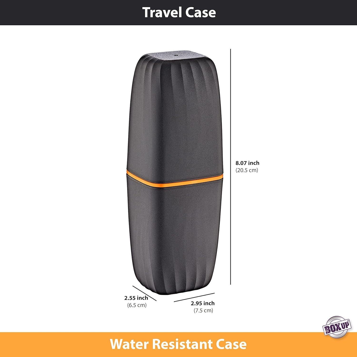 Soporte para Brochas de Maquillaje Boxup - Estuche Compacto Gris