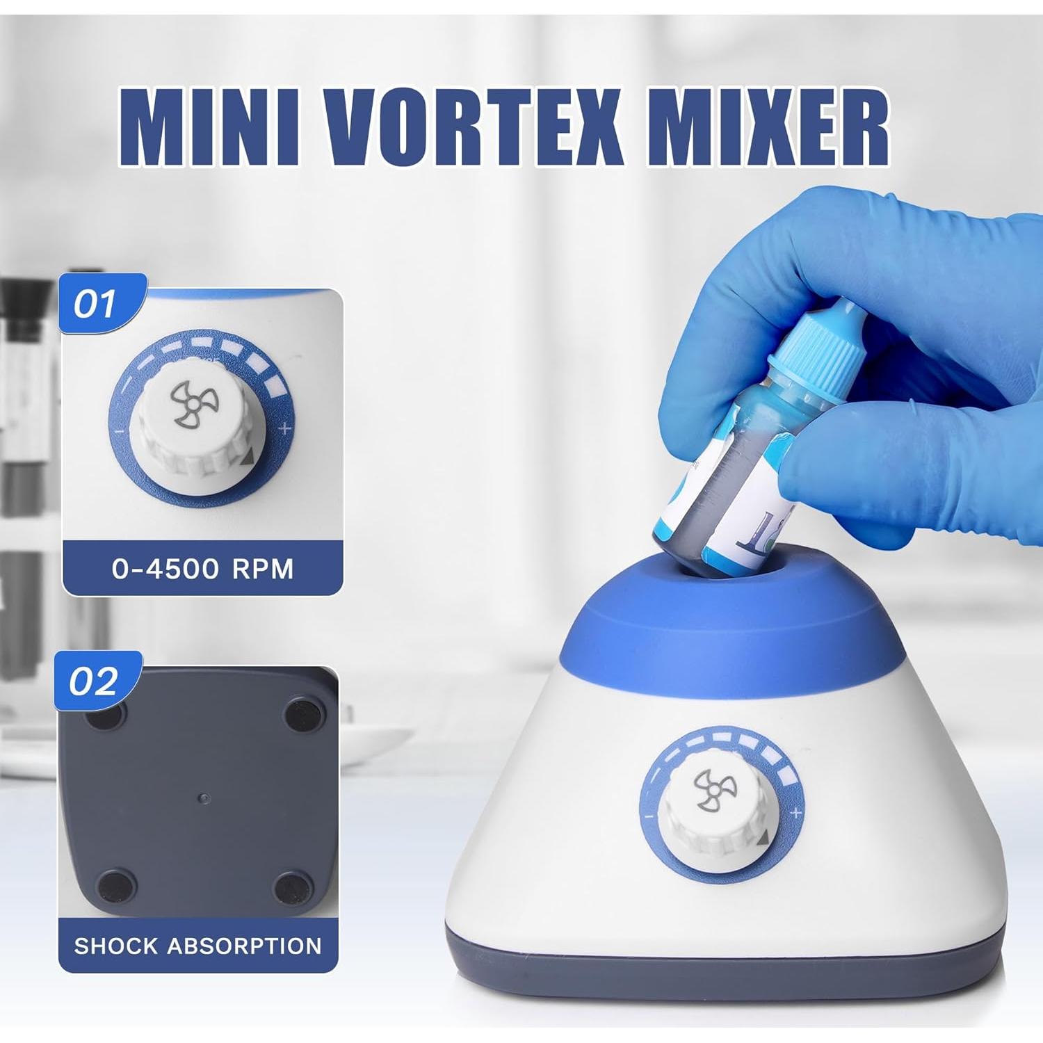 Mini Mezclador Vortex Cekegon V45 0-4500RPM 50ML