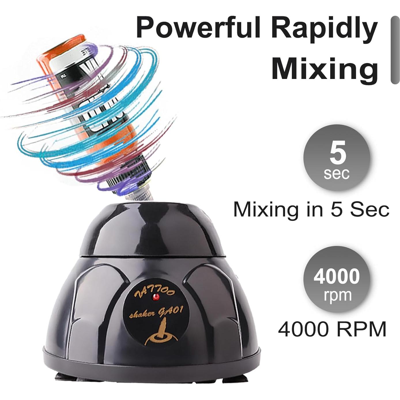 Mezclador de Pintura Vortex Mini Yugui 4000RPM Táctil 384g