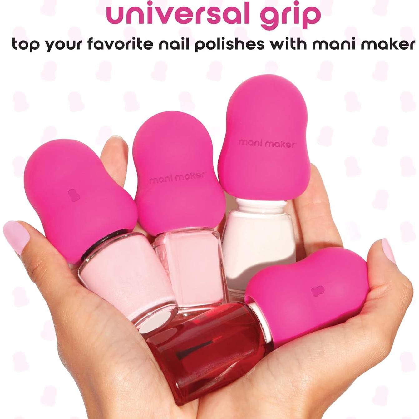 Agarre Universal Mani Maker Fucsia para Esmalte de Uñas