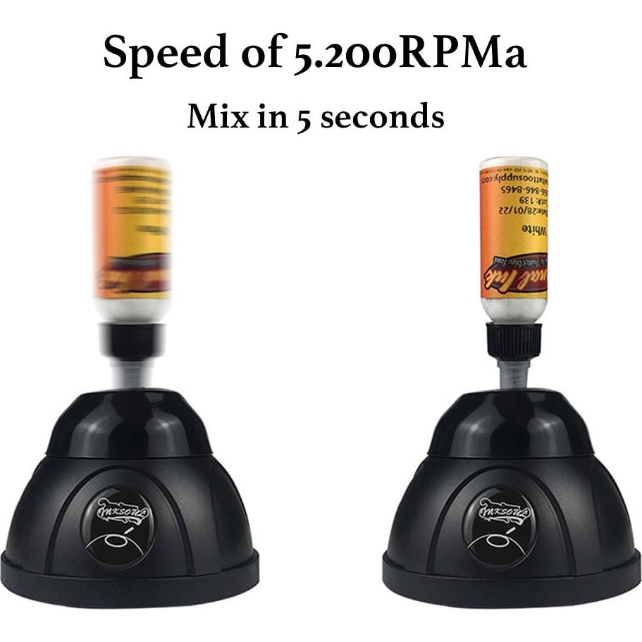 Mezclador Vortex Mini Inalámbrico 5200RPM para Tatuajes y Pintura
