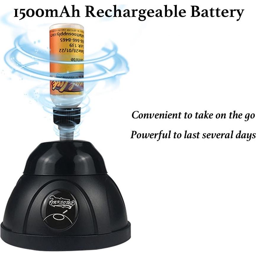 Mezclador Vortex Mini Inalámbrico 5200RPM para Tatuajes y Pintura