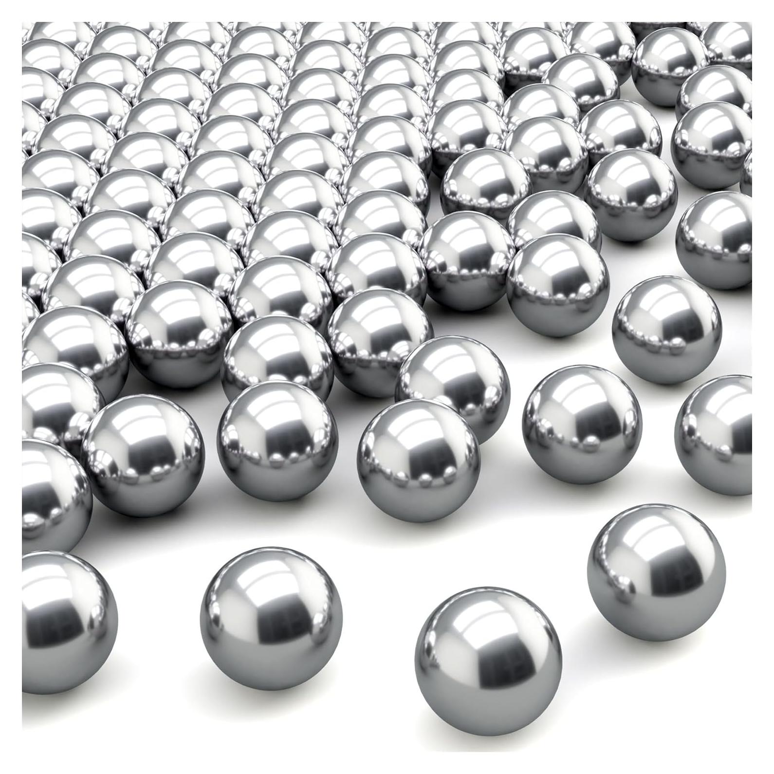 Bolas de Mezcla de Pintura PAGOW 125PCS 4mm Acero Inoxidable