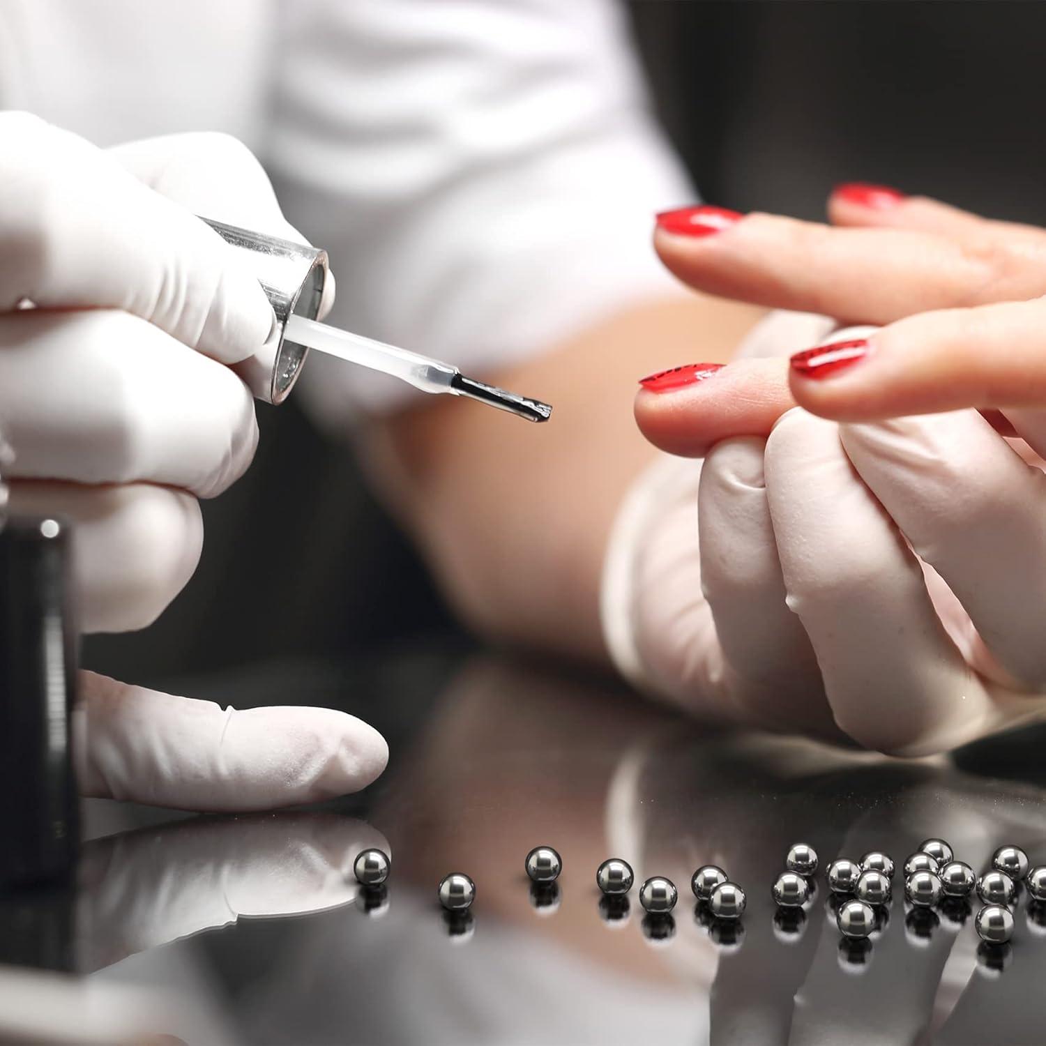 Bolas de Mezcla de Pintura PAGOW 125PCS 4mm Acero Inoxidable