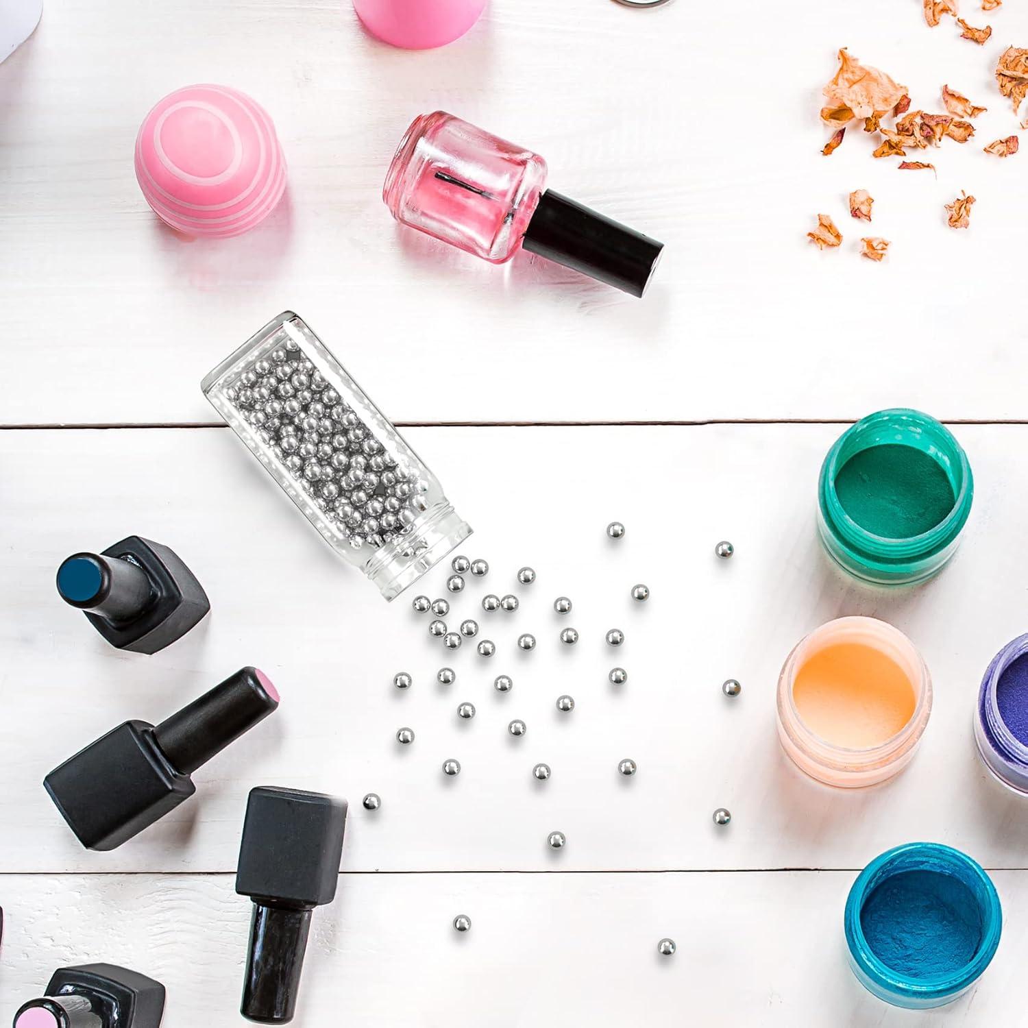 Bolas de Mezcla de Pintura PAGOW 125PCS 4mm Acero Inoxidable